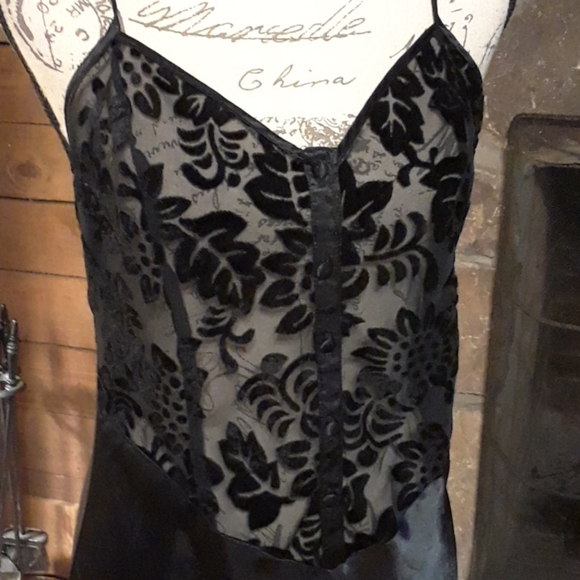Cacique Intimates & Sleepwear Cacique Black Gown Poshmark